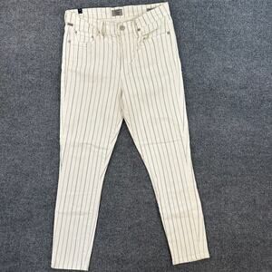 Citizens of Humanity Women's Rocket Crop High Rise Skinny Jeans Pin Stripe 28